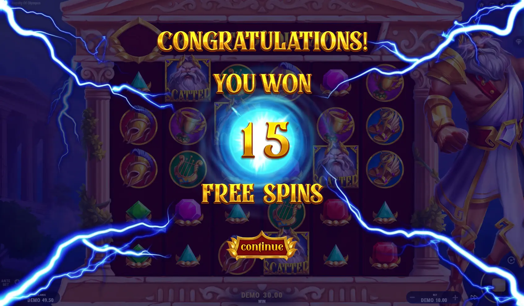 Royalty of Olympus Screenshot